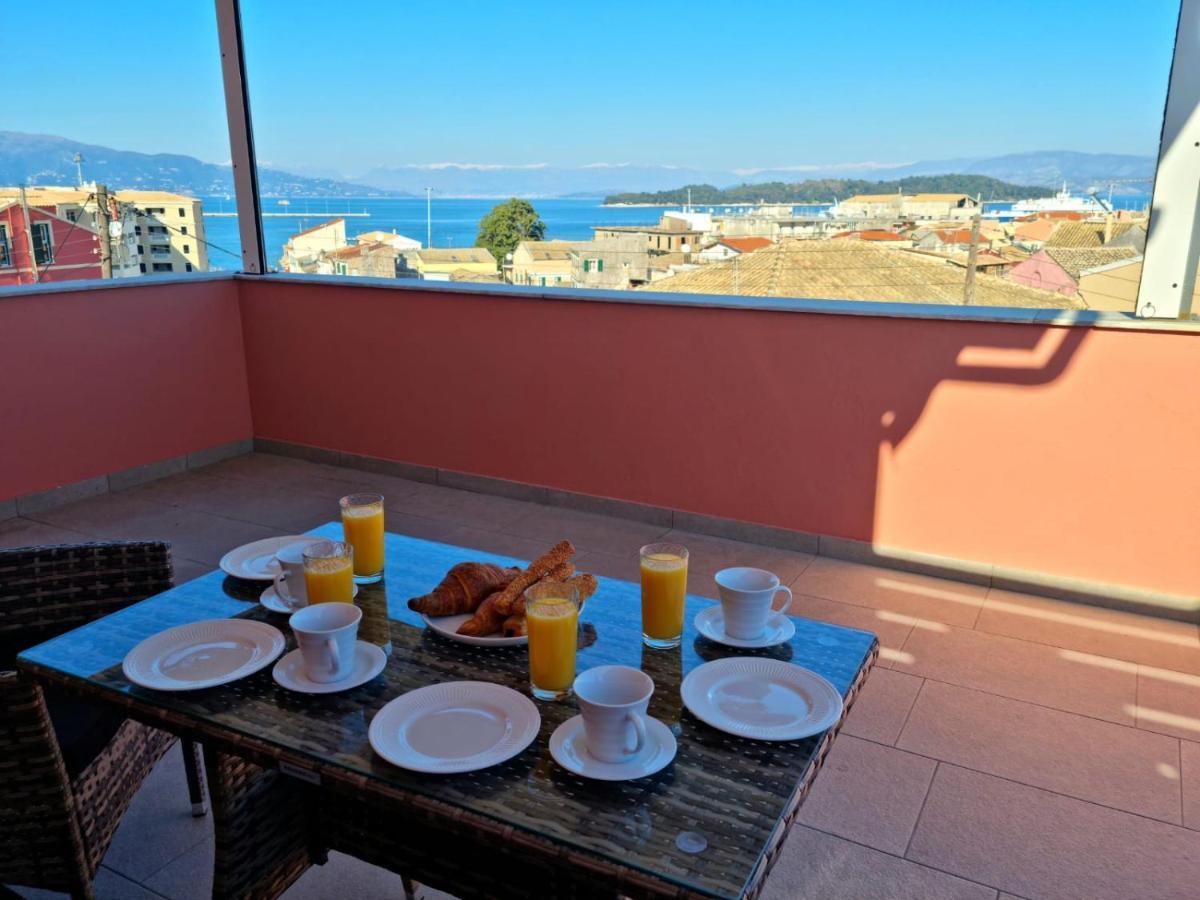 Seascape Elegant Apartment Corfu  Bagian luar foto
