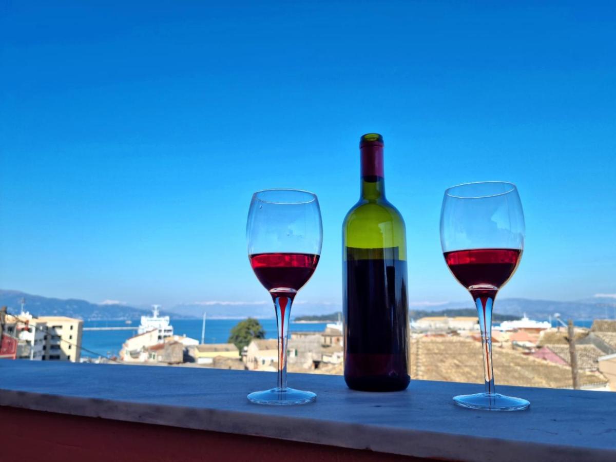 Seascape Elegant Apartment Corfu  Bagian luar foto